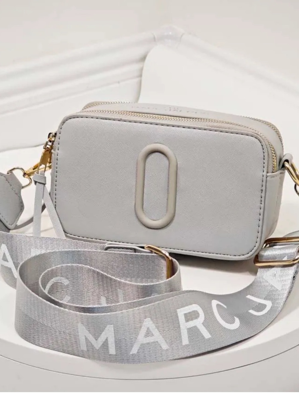 Marc Jacobs The Snapshot Camera Bag Crossbody Bag in Gray